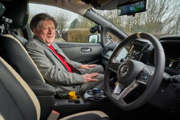 “This is the future of motoring!”, says Brad, 93, after a trip in a self-driving Nissan